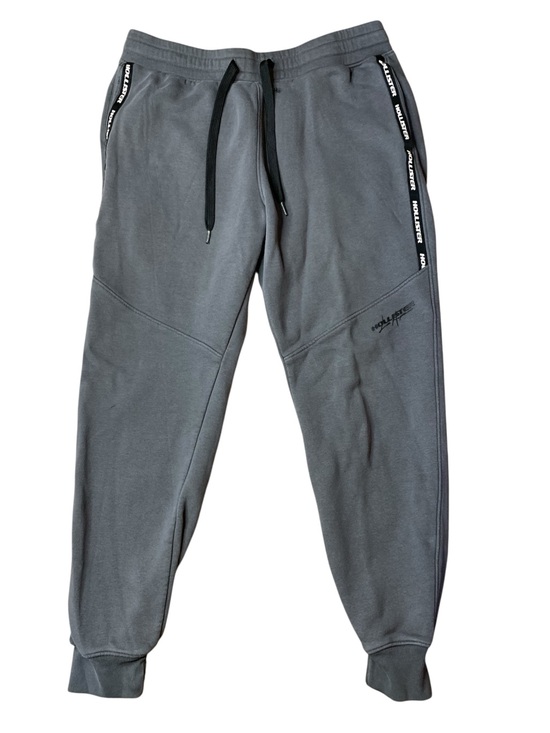 Hollister Other - Hollister Grey Fleece Logo Tape Joggers Sweatpants Medium